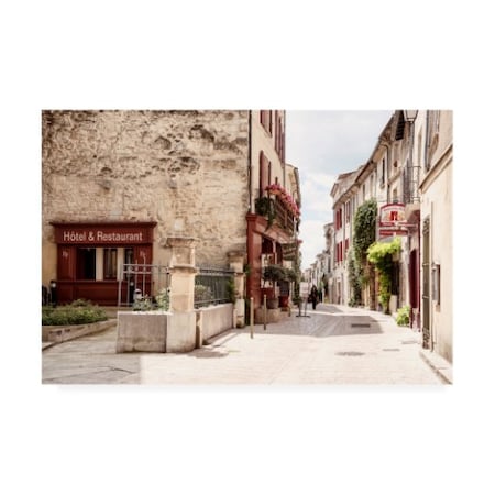 Philippe Hugonnard 'France Provence Old Provencal Street II Uzes' Canvas Art,12x19